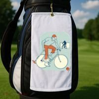 Bike Polo Golf Towel thumb 2