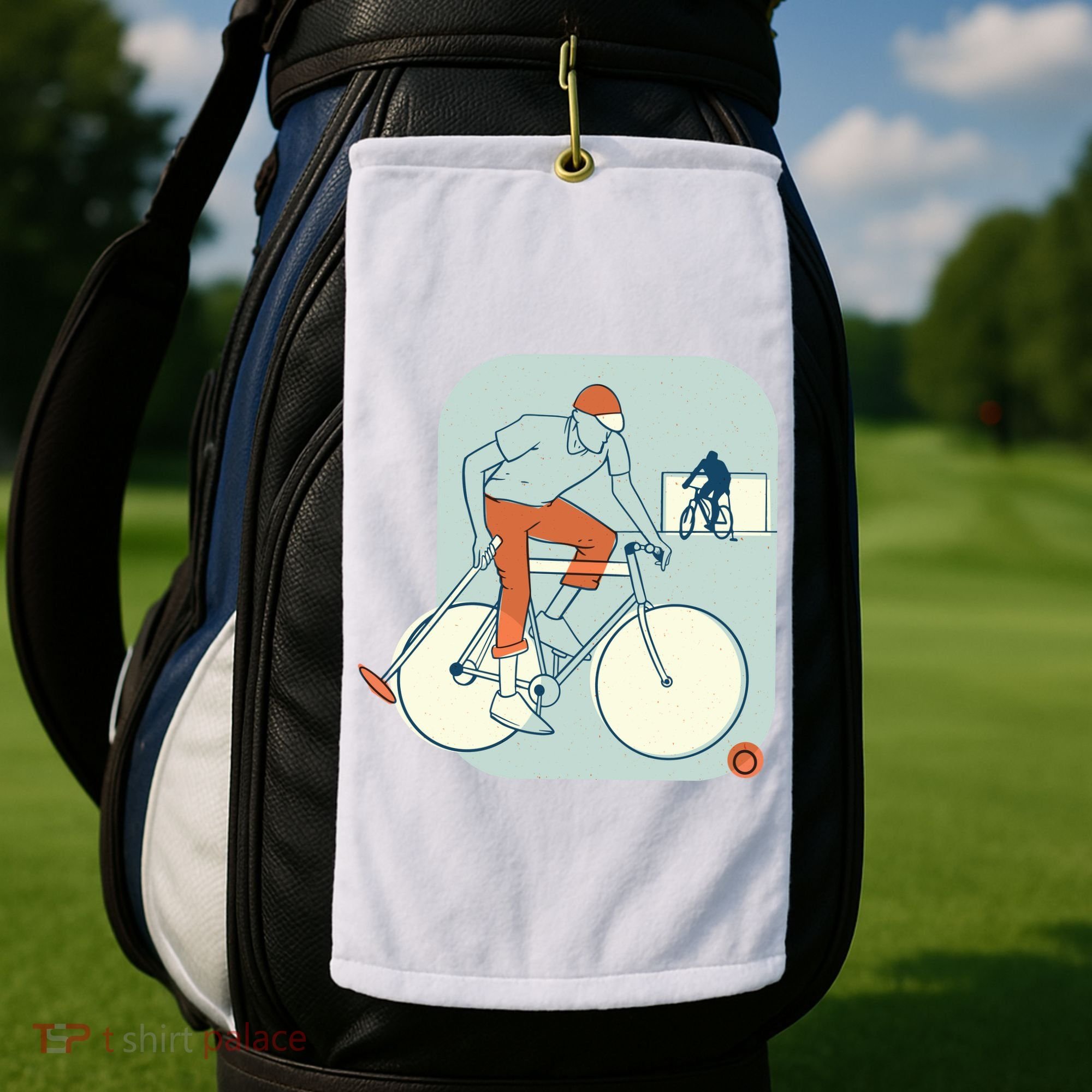 Bike Polo Golf Towel