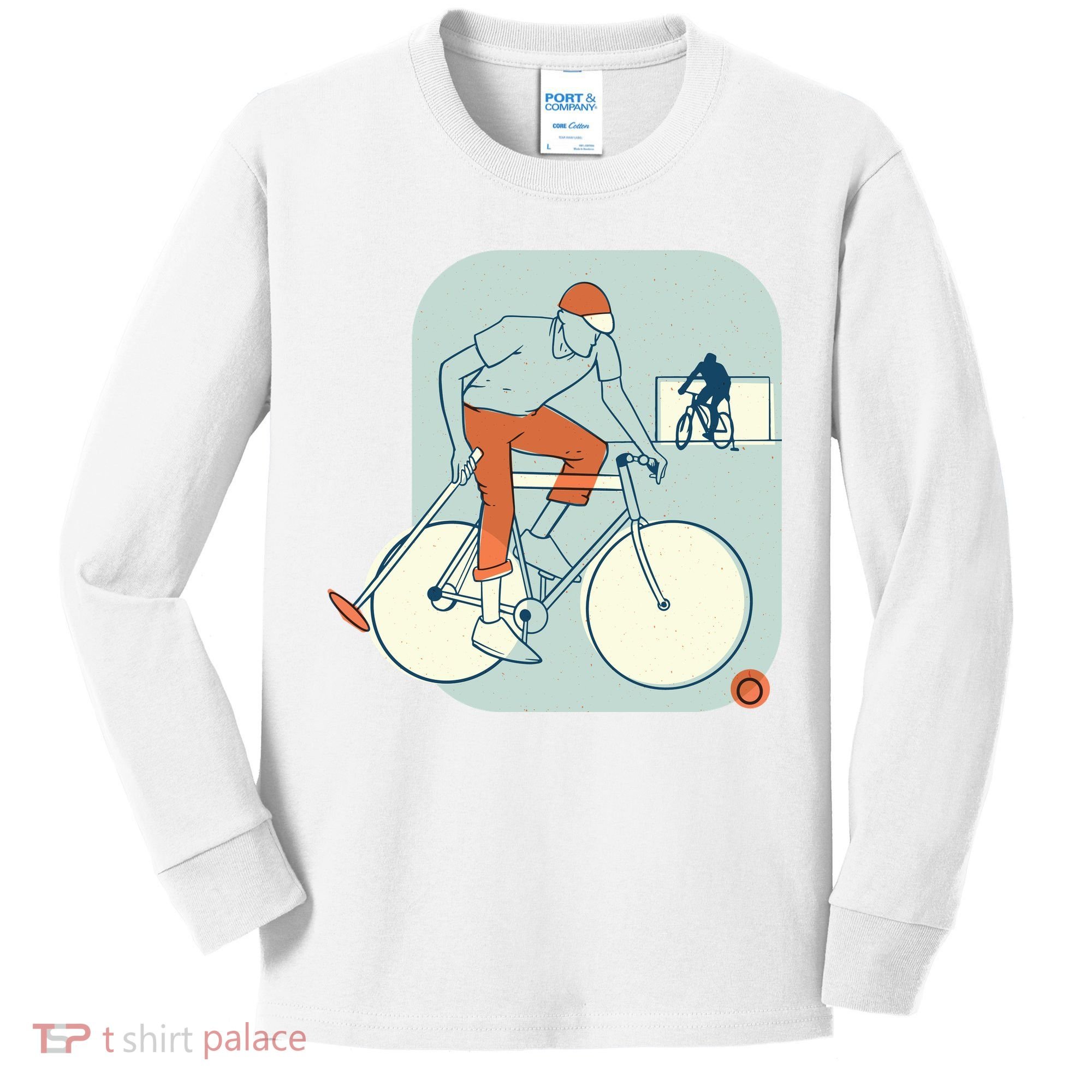 Bike Polo Kids Long Sleeve Shirt