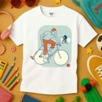 Bike Polo Kids T-Shirt thumb 3