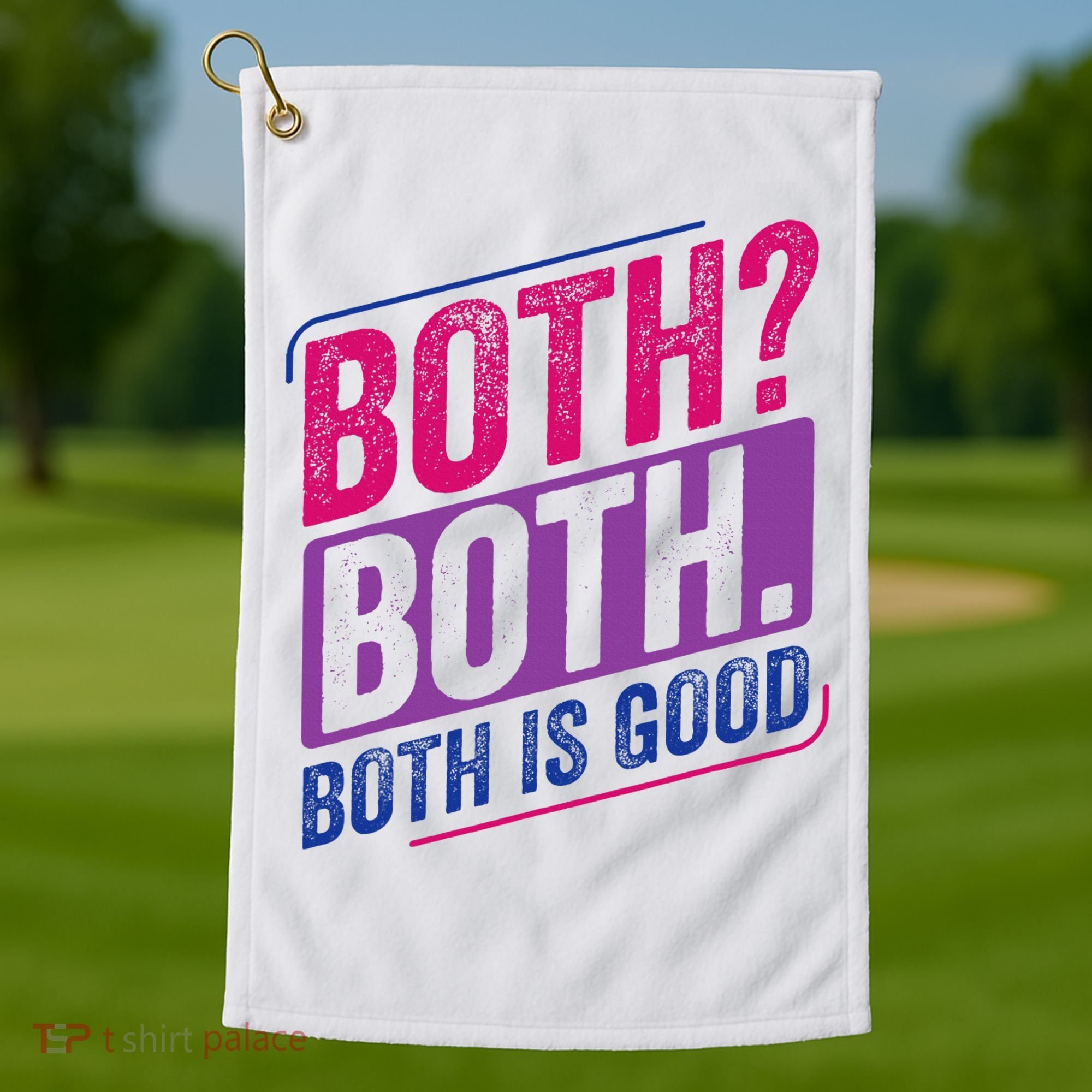 Bi Pride Bisexual Bisexuality Bi Flag Golf Towel
