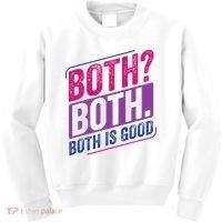 Bi Pride Bisexual Bisexuality Bi Flag Kids Sweatshirt thumb 0