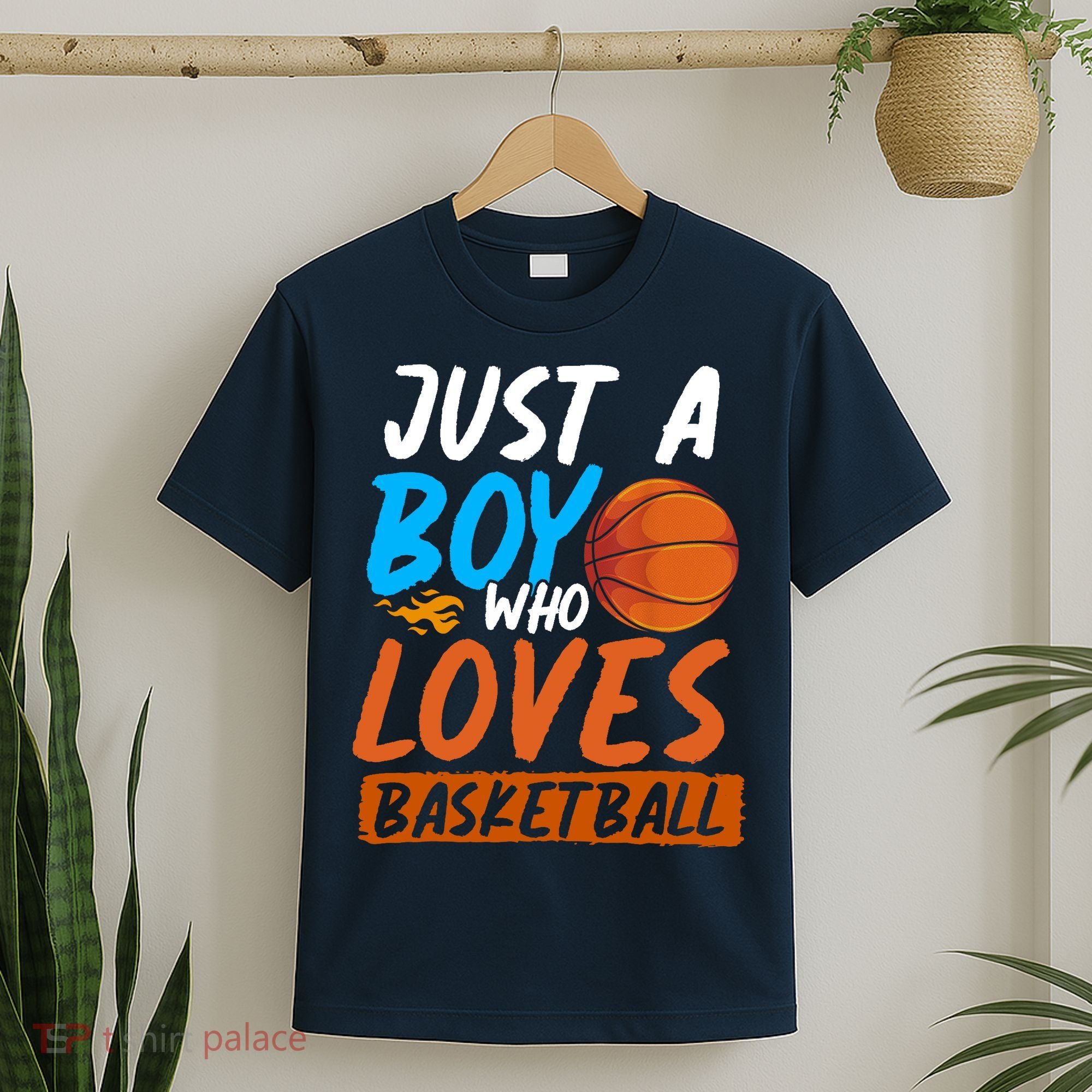 Basketball Player Boy Sport Basketball Lover Basketball T-Shirt
