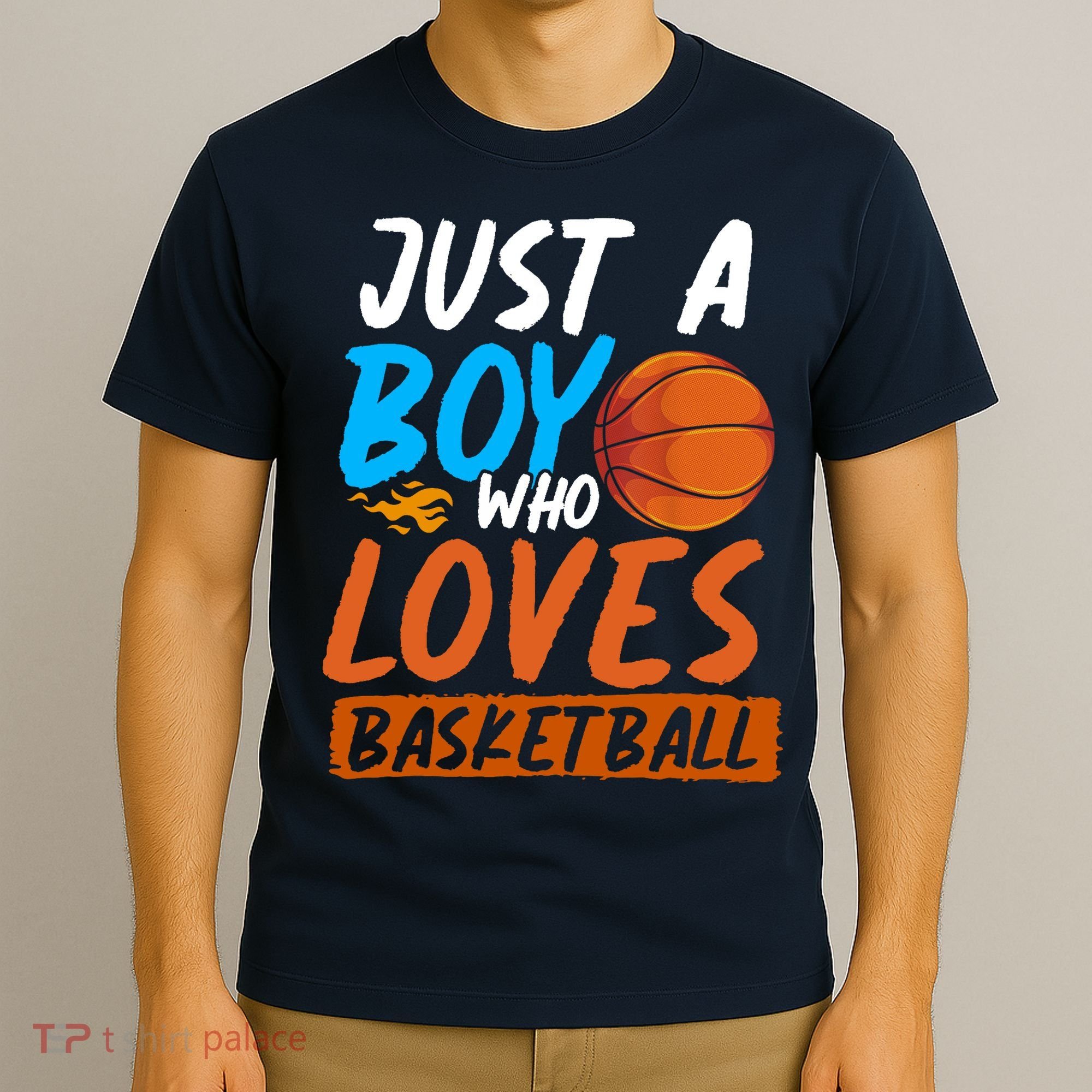 Basketball Player Boy Sport Basketball Lover Basketball T-Shirt