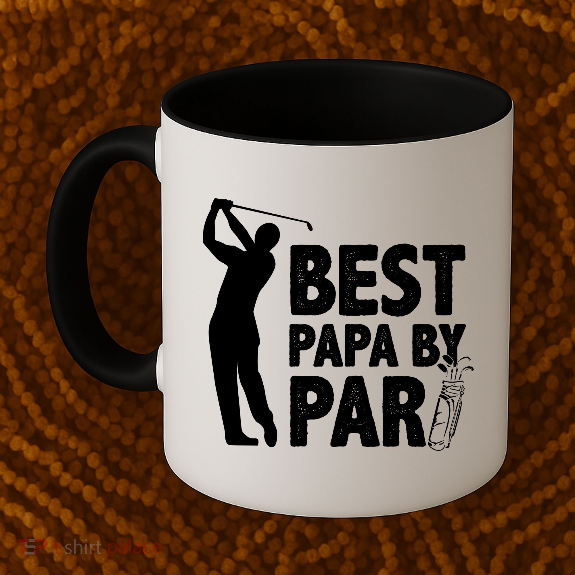 Best Papa By Par Fathers Day Golf Coffee Mug