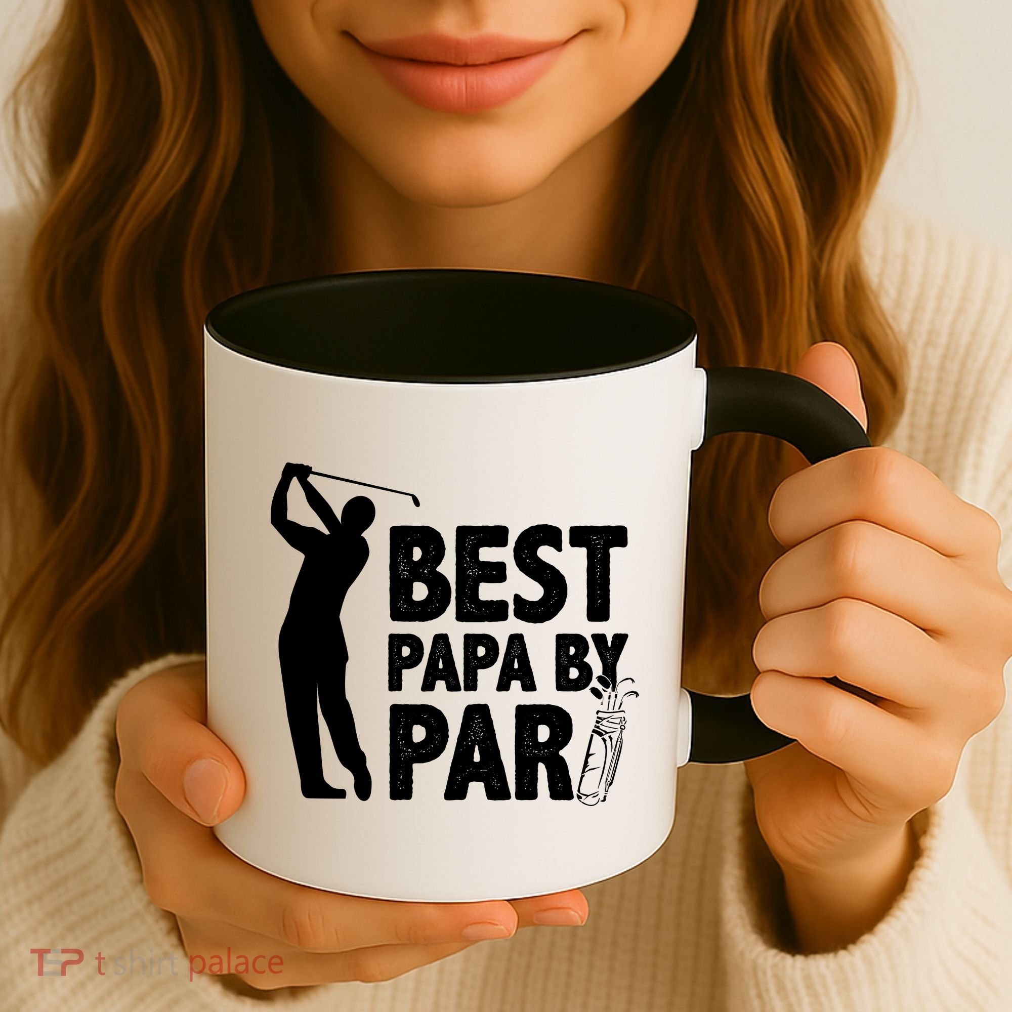 Best Papa By Par Fathers Day Golf Coffee Mug