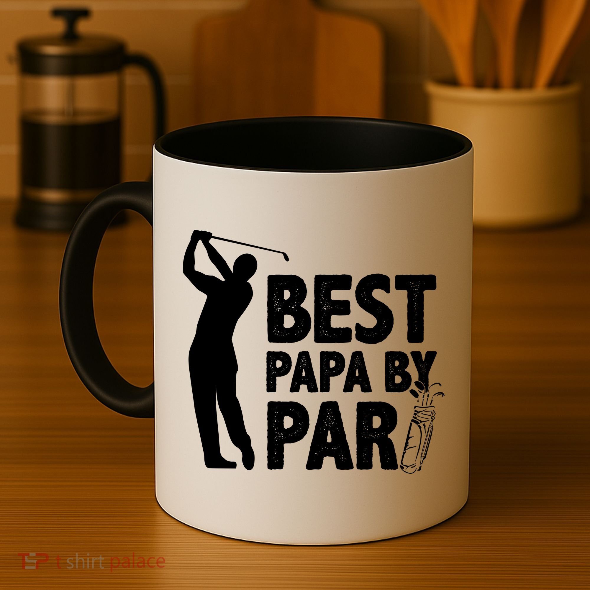 Best Papa By Par Fathers Day Golf Coffee Mug