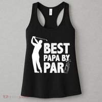 Best Papa By Par Fathers Day Golf Women's Tank Top thumb 3