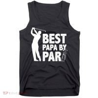 Best Papa By Par Fathers Day Golf Tank Top thumb 0