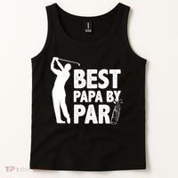 Best Papa By Par Fathers Day Golf Tank Top thumb 2