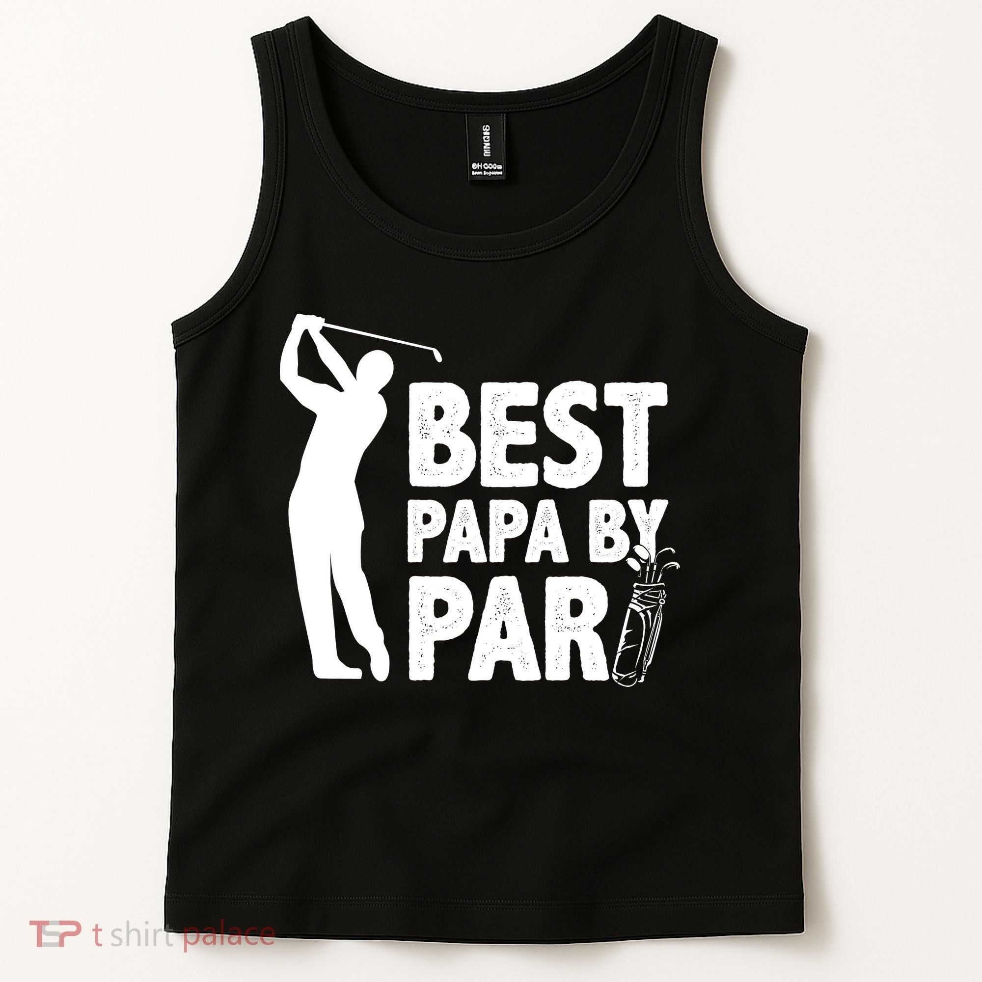 Best Papa By Par Fathers Day Golf Tank Top