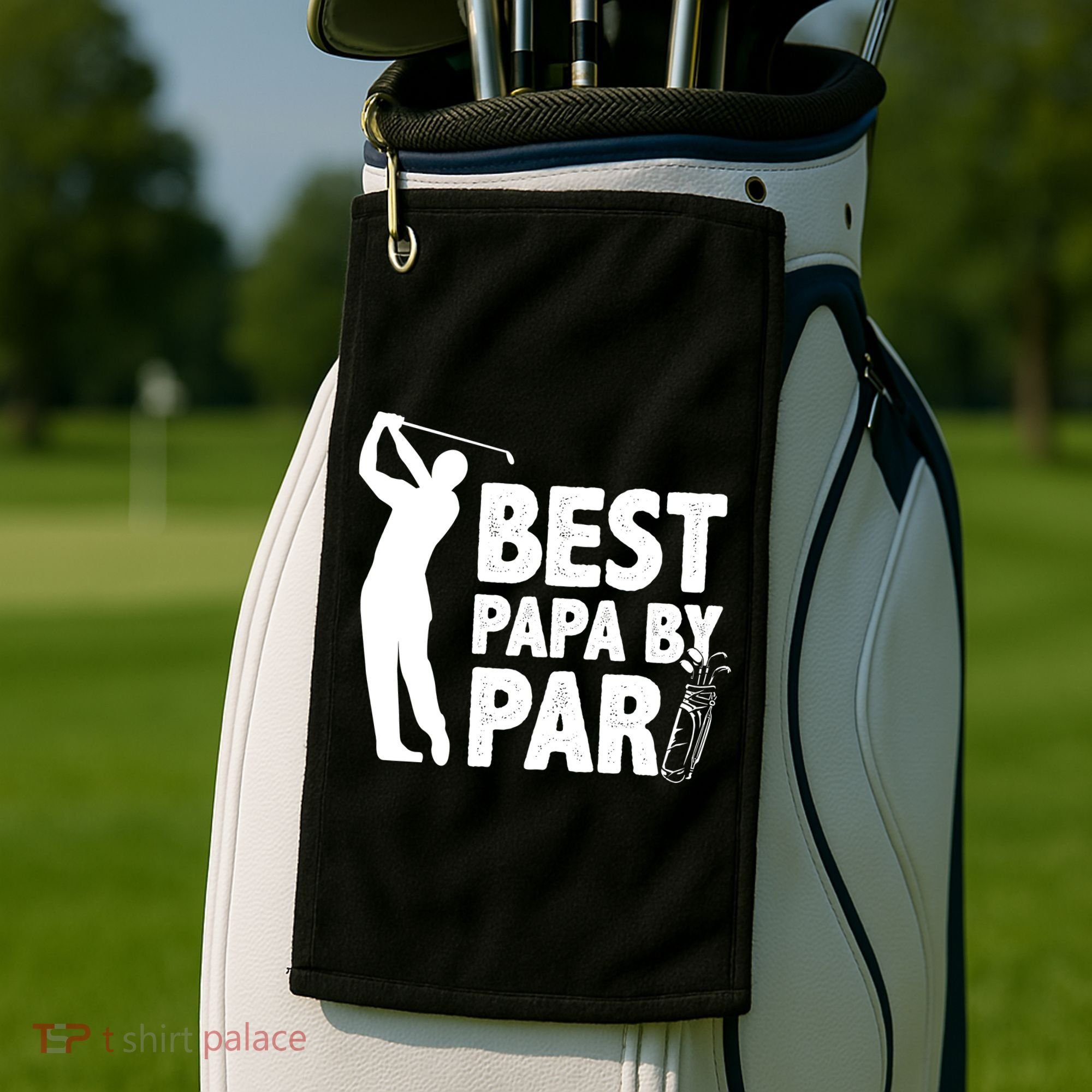 Best Papa By Par Fathers Day Golf Golf Towel