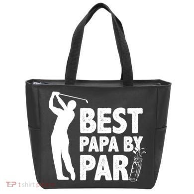 Best Papa By Par Fathers Day Golf Tote Bag