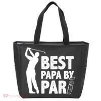Best Papa By Par Fathers Day Golf Tote Bag thumb 0