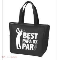 Best Papa By Par Fathers Day Golf Tote Bag thumb 3