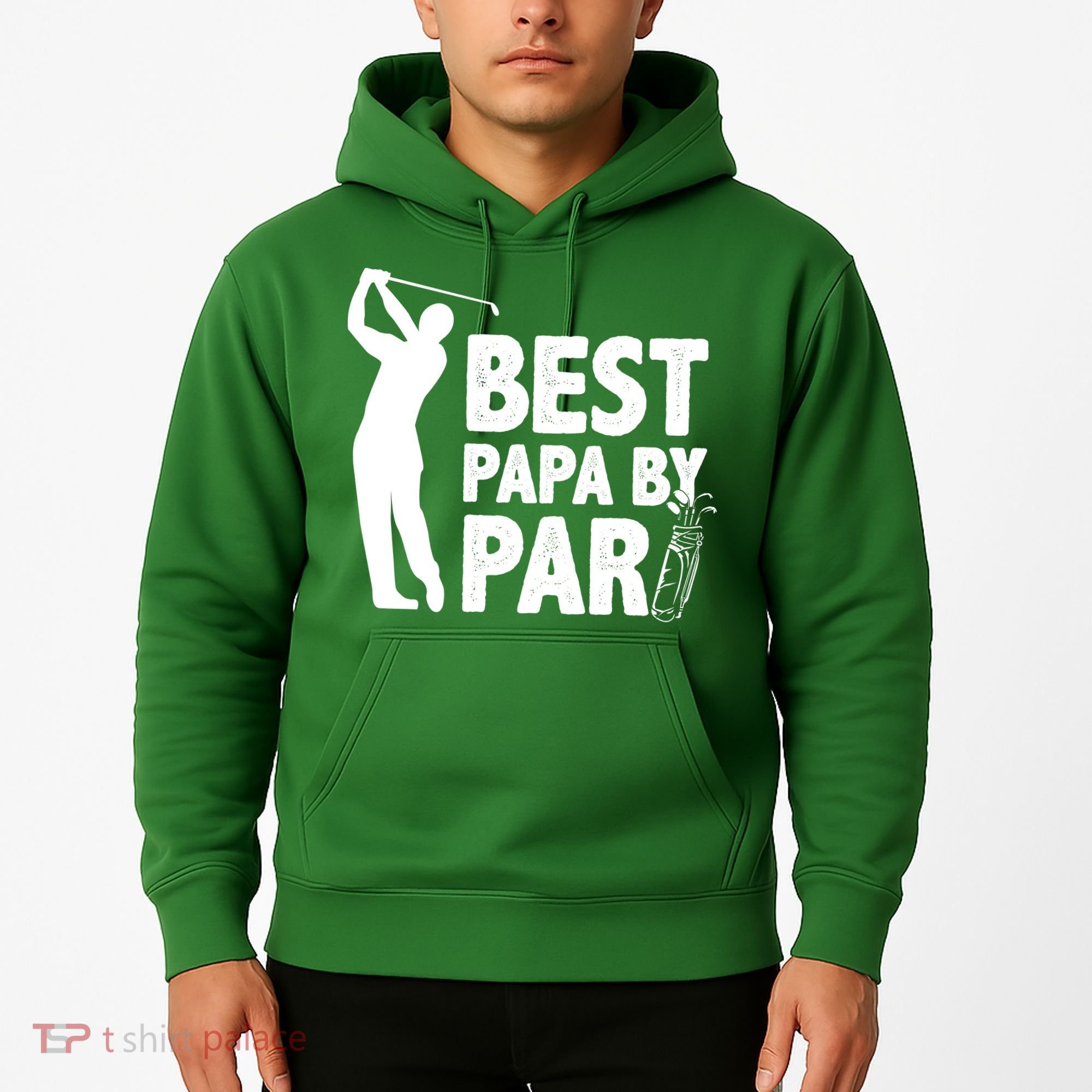 Best Papa By Par Fathers Day Golf Hoodie