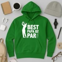 Best Papa By Par Fathers Day Golf Hoodie thumb 3