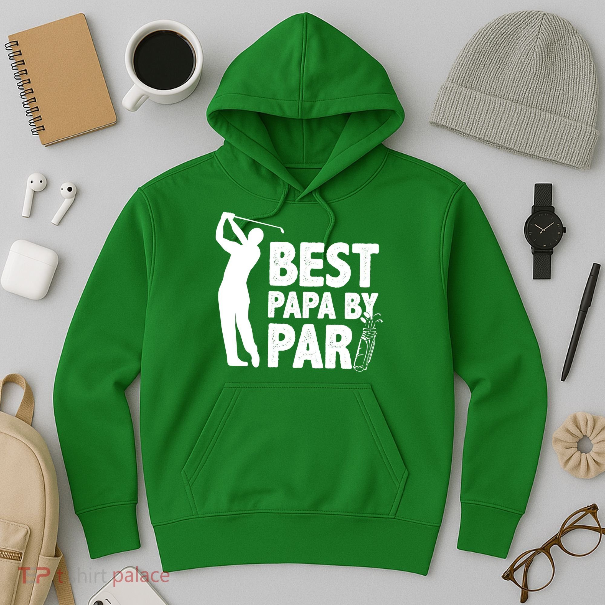 Best Papa By Par Fathers Day Golf Hoodie