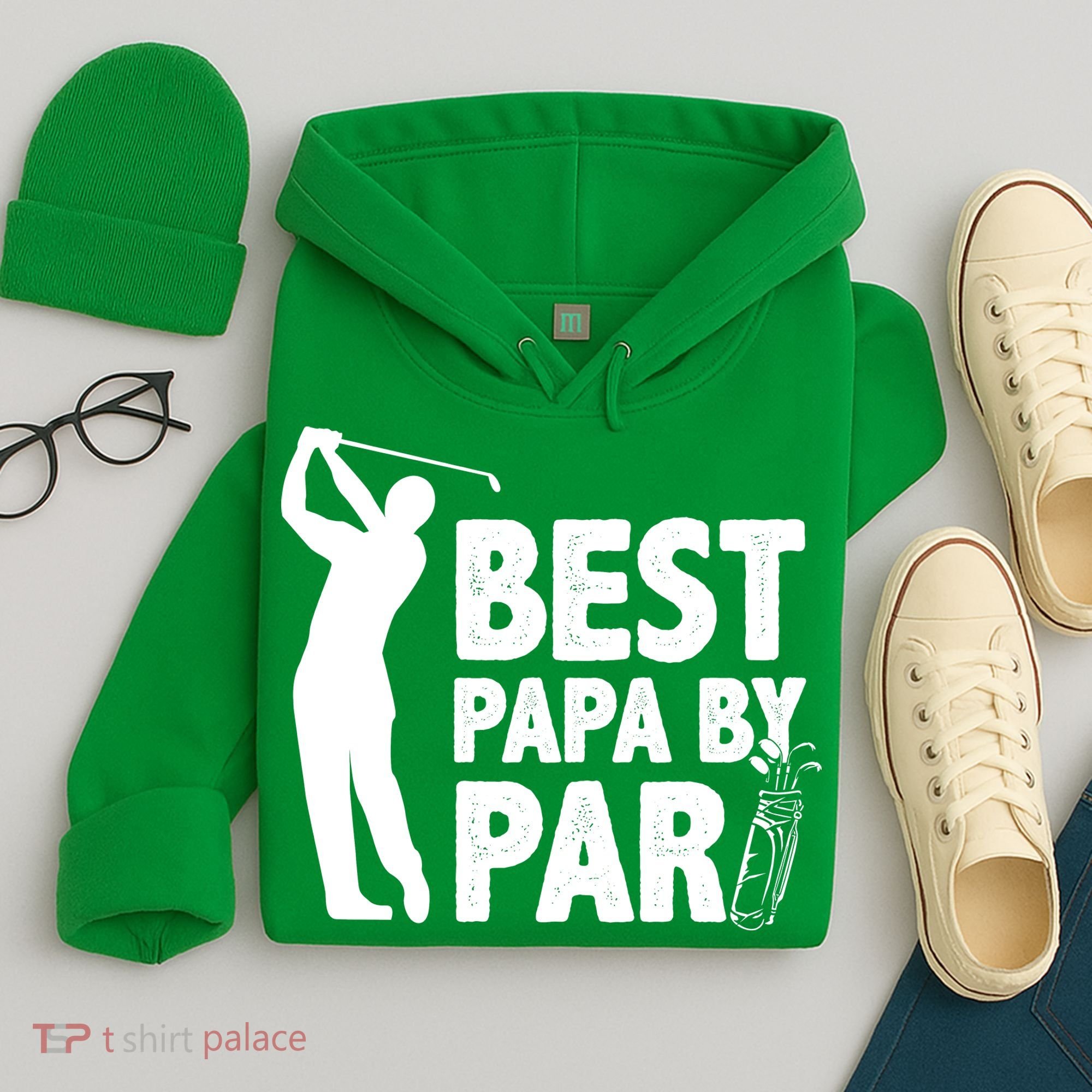 Best Papa By Par Fathers Day Golf Hoodie