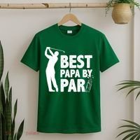 Best Papa By Par Fathers Day Golf T-Shirt thumb 2