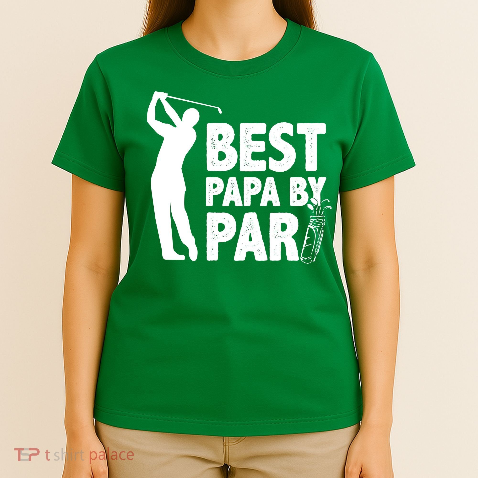 Best Papa By Par Fathers Day Golf T-Shirt