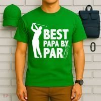 Best Papa By Par Fathers Day Golf T-Shirt thumb 6
