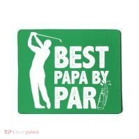 Best Papa By Par Fathers Day Golf Mousepad thumb 0