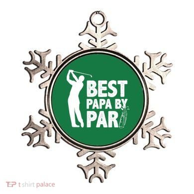 Best Papa By Par Fathers Day Golf Ornament