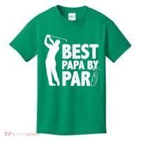 Best Papa By Par Fathers Day Golf Kids T-Shirt thumb 0