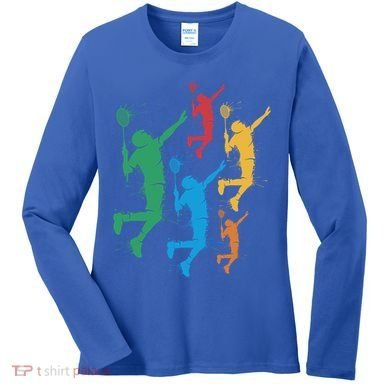 Badminton Players Badminton Gift Women's Long Sleeve Shirt