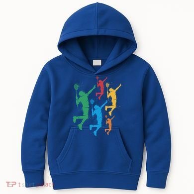 Badminton Players Badminton Gift Kids Hoodie