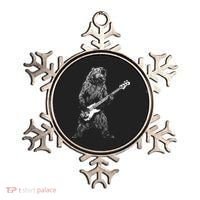Bear Playing Bass Guitar Animal Playing Guitar Ornament thumb 0