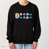 Bitcoin Pixelated Women's Sweatshirt thumb 0
