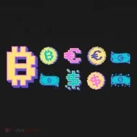 Bitcoin Pixelated Doggie Tank thumb 4