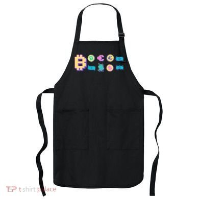 Bitcoin Pixelated Apron