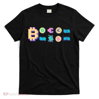 Bitcoin Pixelated T-Shirt