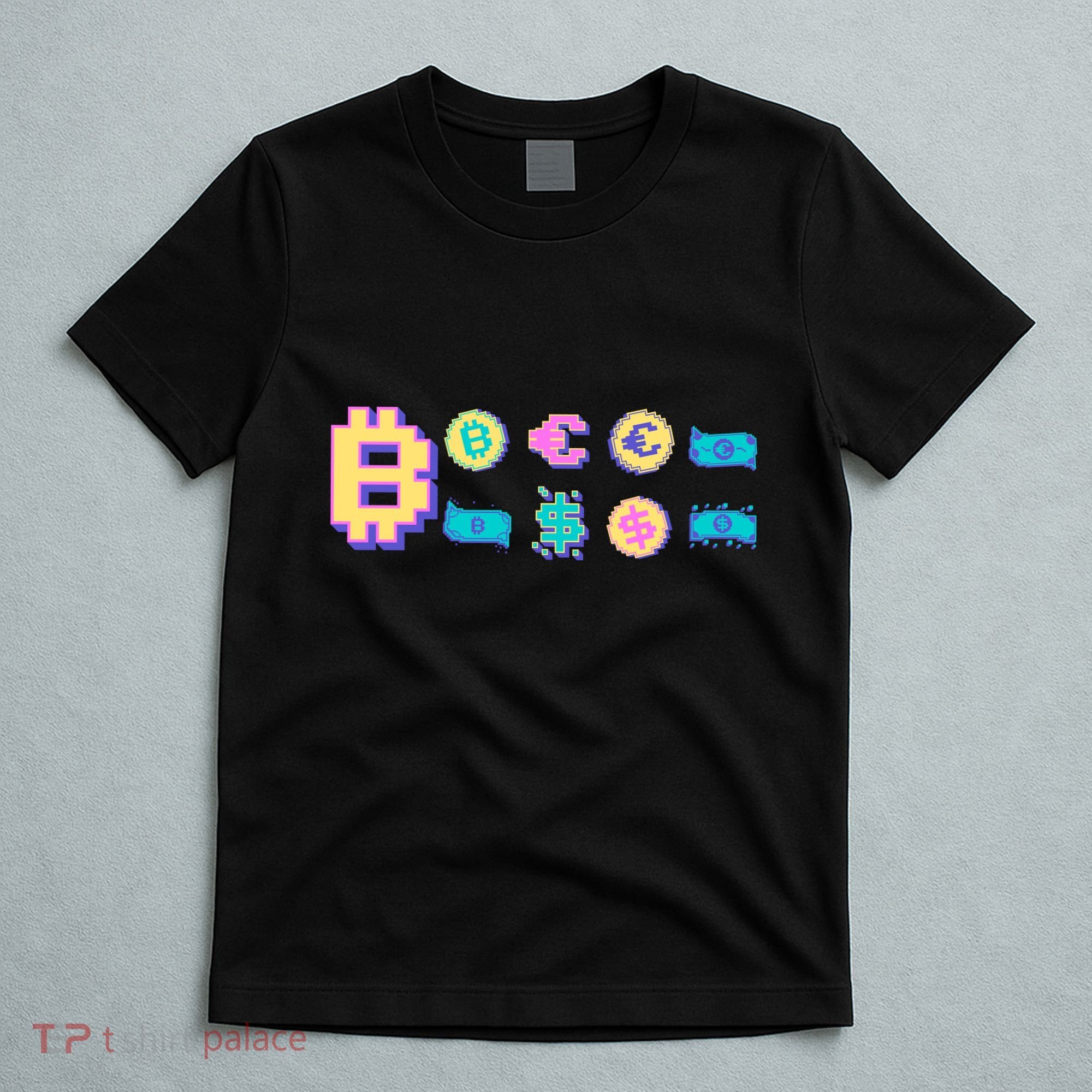 Bitcoin Pixelated T-Shirt
