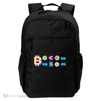 Bitcoin Pixelated Backpack