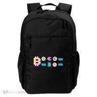 Bitcoin Pixelated Backpack thumb 0
