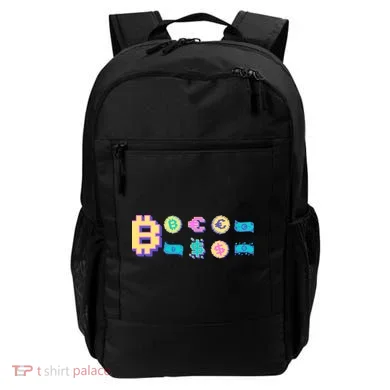 Bitcoin Pixelated Backpack