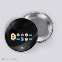 Bitcoin Pixelated Button thumb 0