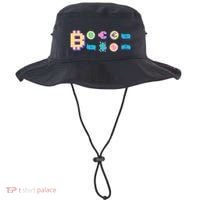Bitcoin Pixelated Bucket Hat thumb 0
