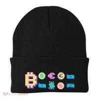 Bitcoin Pixelated Beanie thumb 0