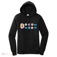 Bitcoin Pixelated Women's Hoodie thumb 0