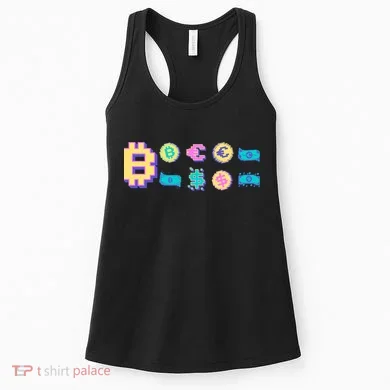Bitcoin Pixelated Women's Tank Top
