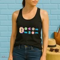 Bitcoin Pixelated Women's Tank Top thumb 2