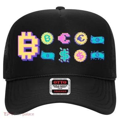 Bitcoin Pixelated Hat