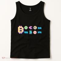 Bitcoin Pixelated Tank Top thumb 2