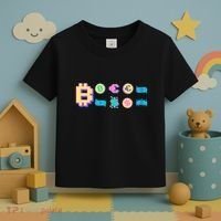 Bitcoin Pixelated Toddler T-Shirt thumb 3
