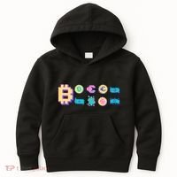 Bitcoin Pixelated Kids Hoodie thumb 0